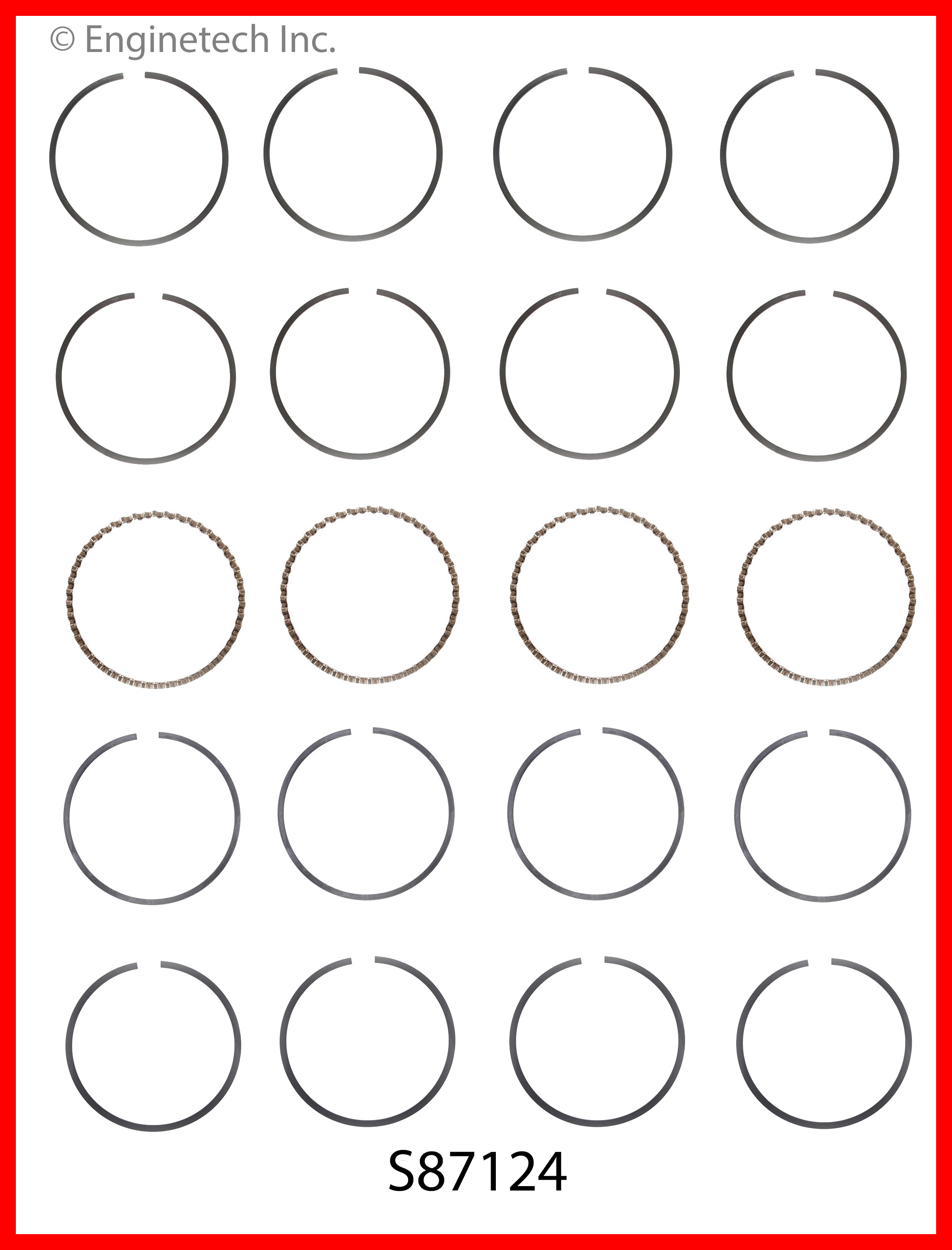 Engine Piston Ring Set