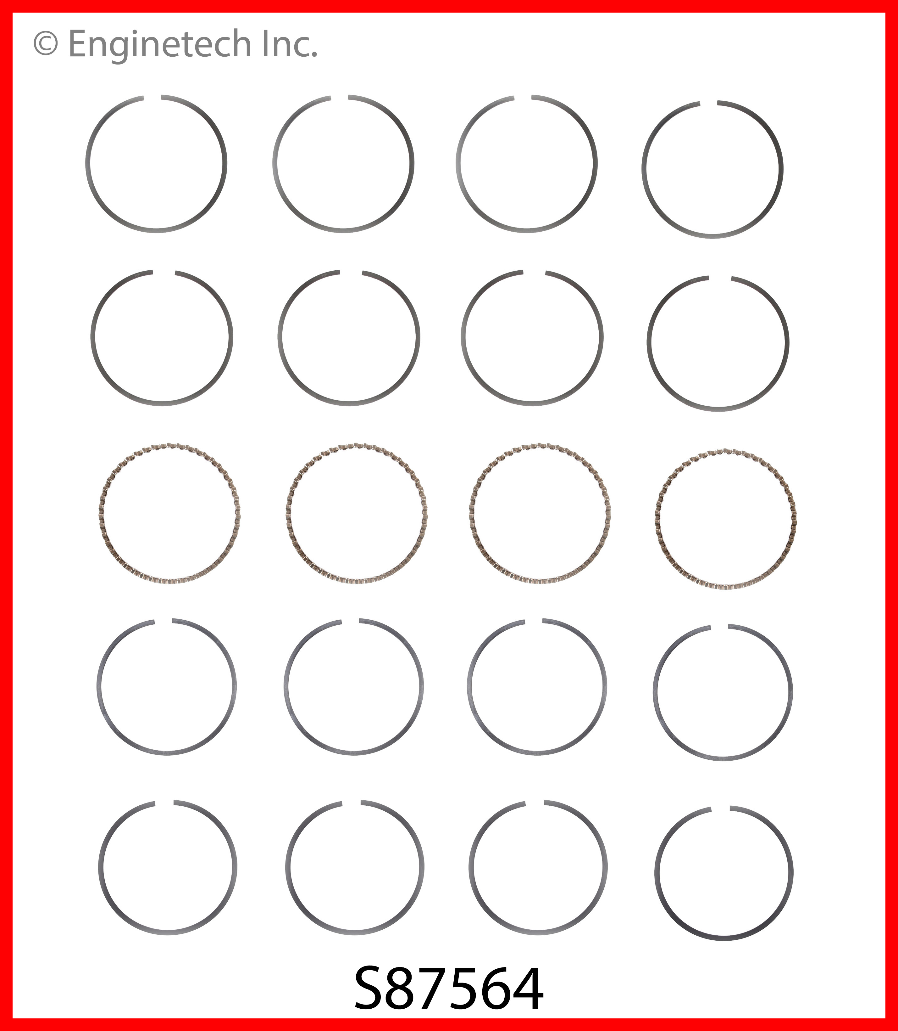 Engine Piston Ring Set