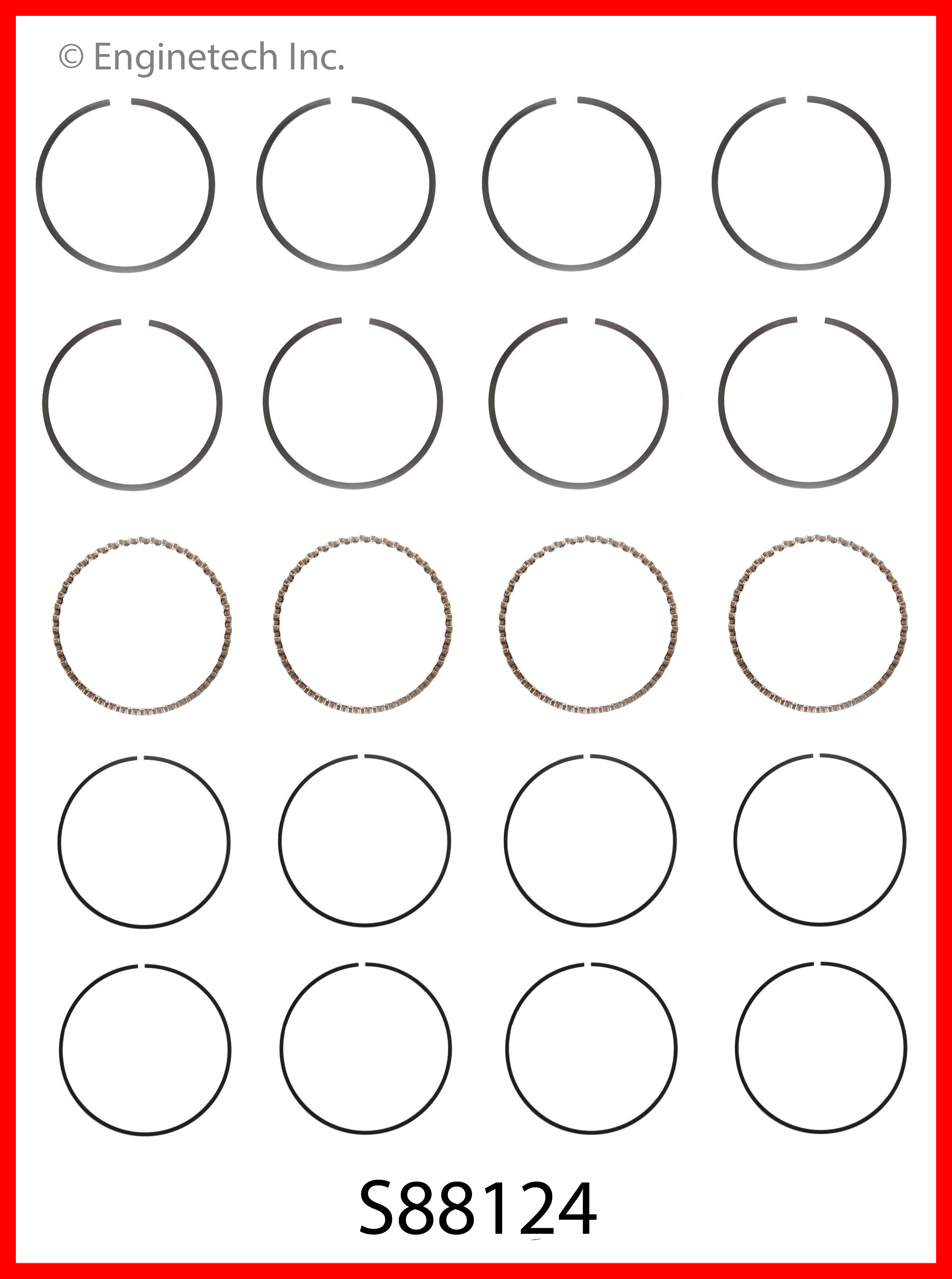 Engine Piston Ring Set