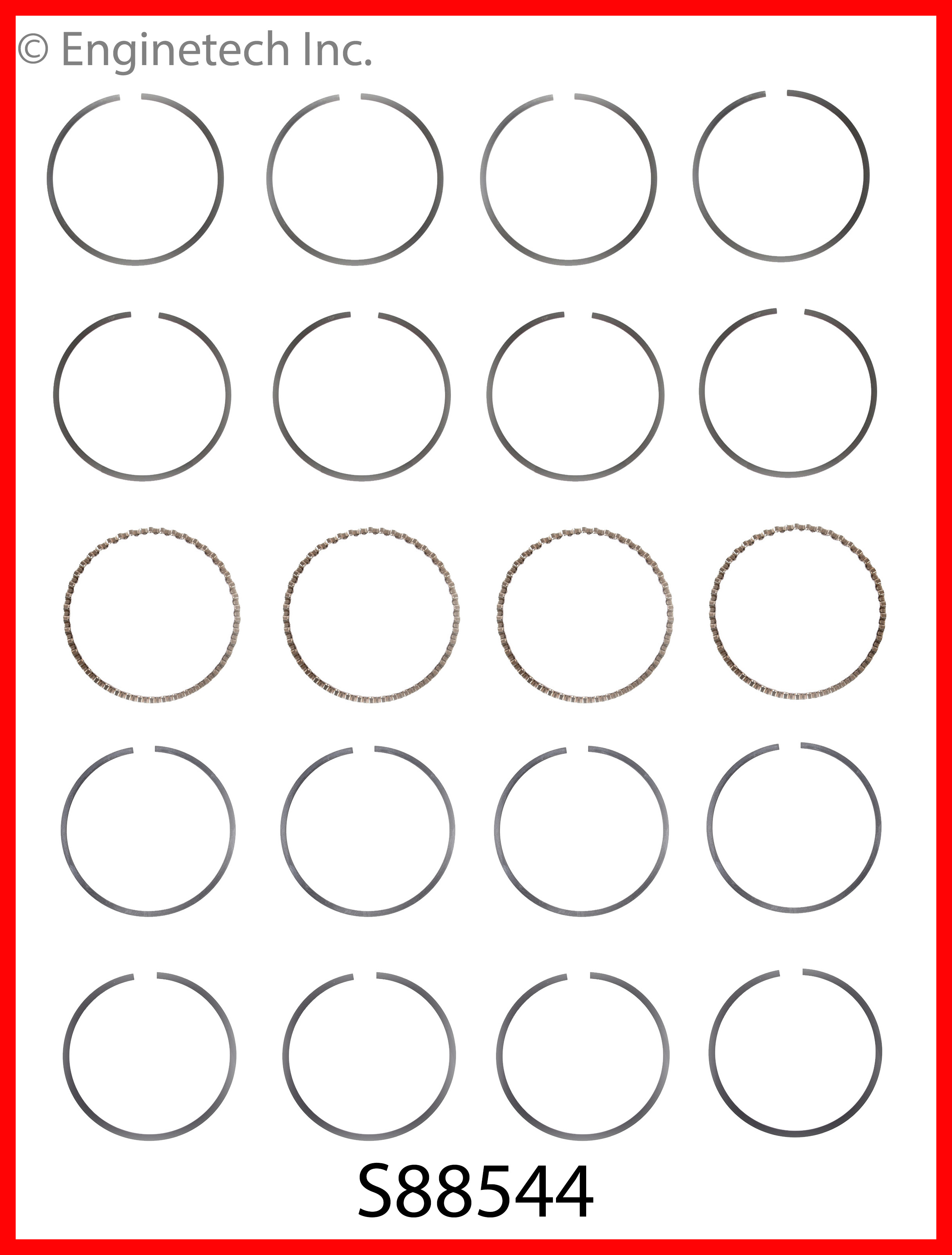 Engine Piston Ring Set