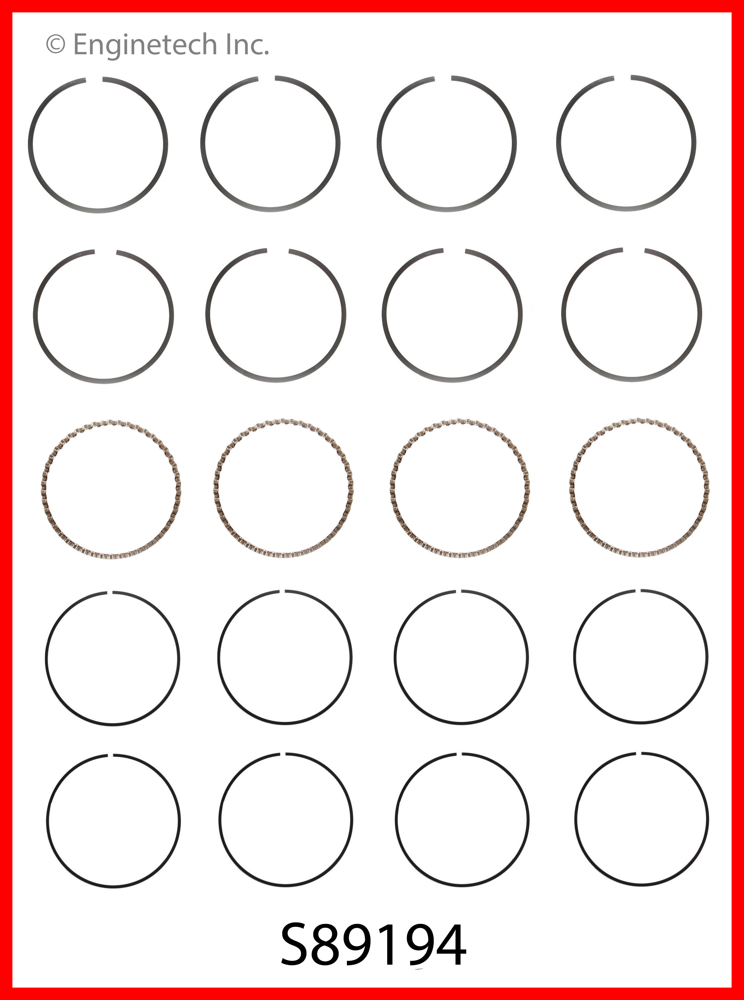 Engine Piston Ring Set