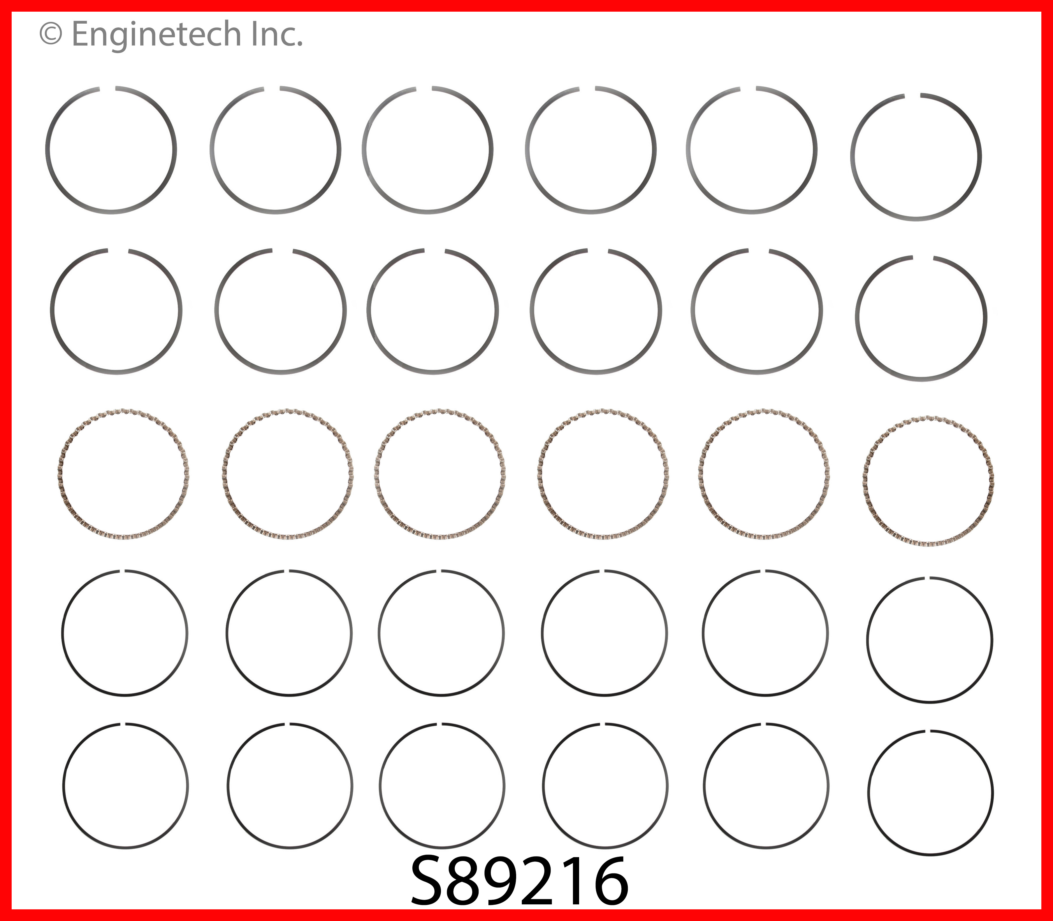 Engine Piston Ring Set