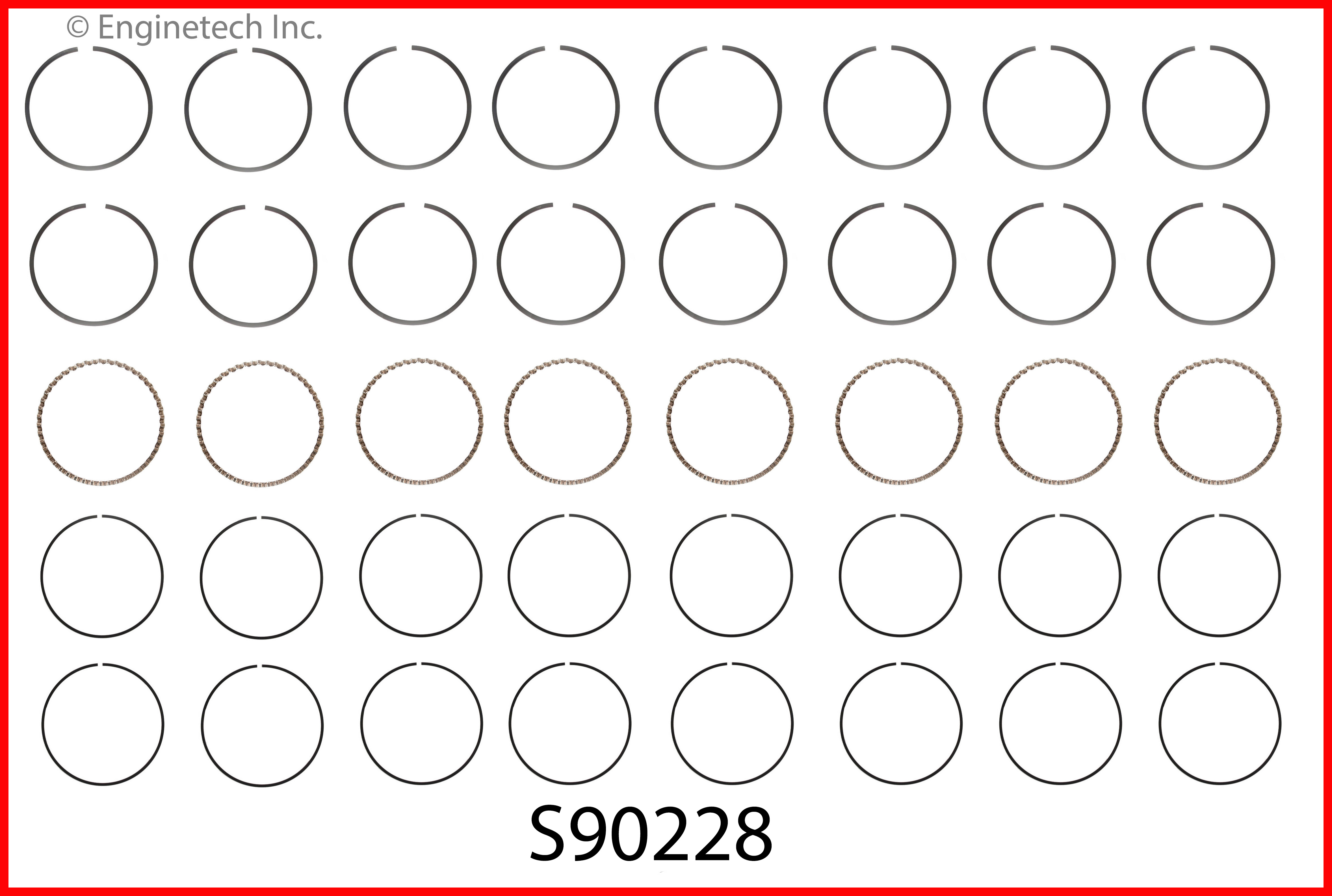 Engine Piston Ring Set