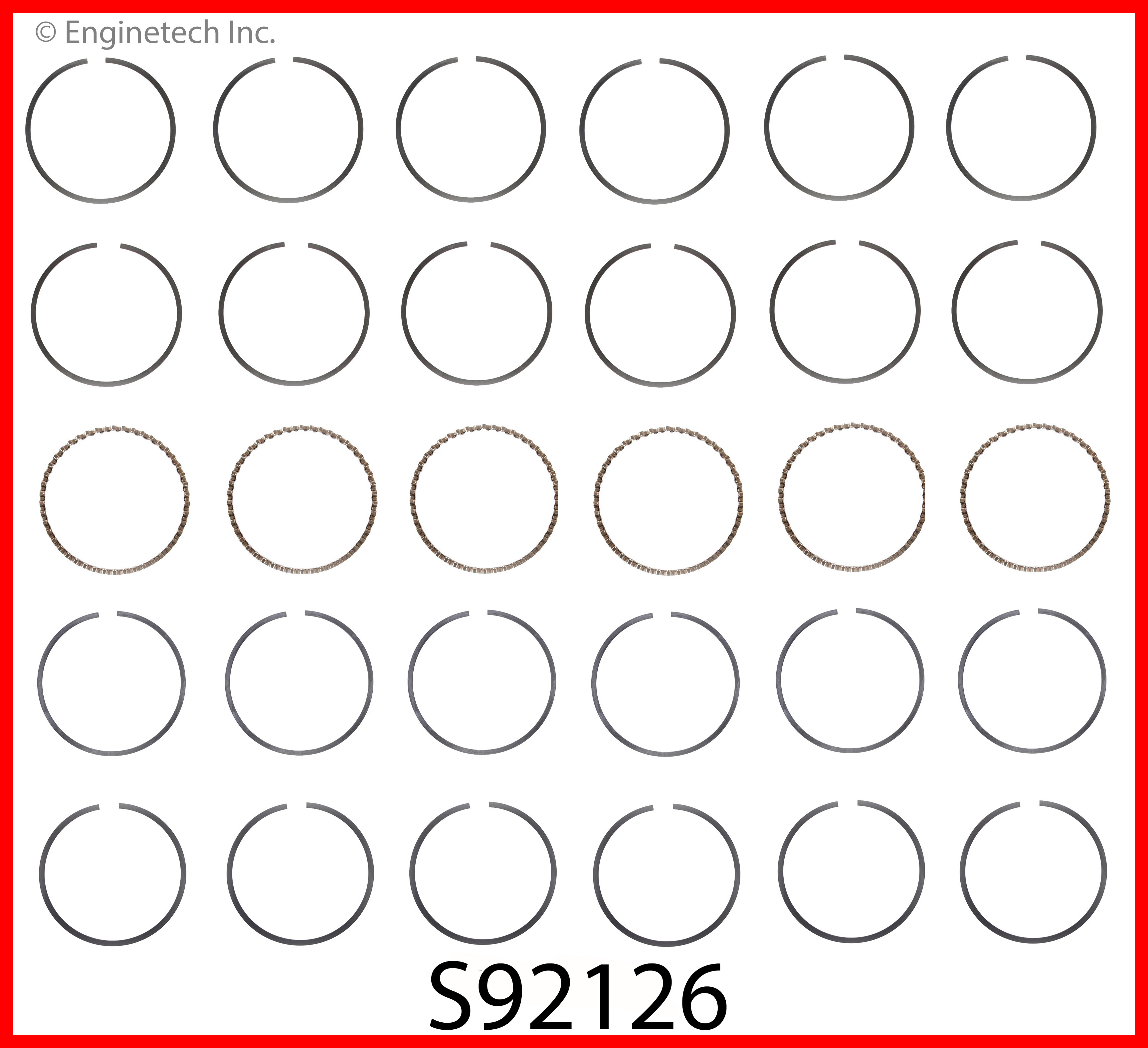 Engine Piston Ring Set