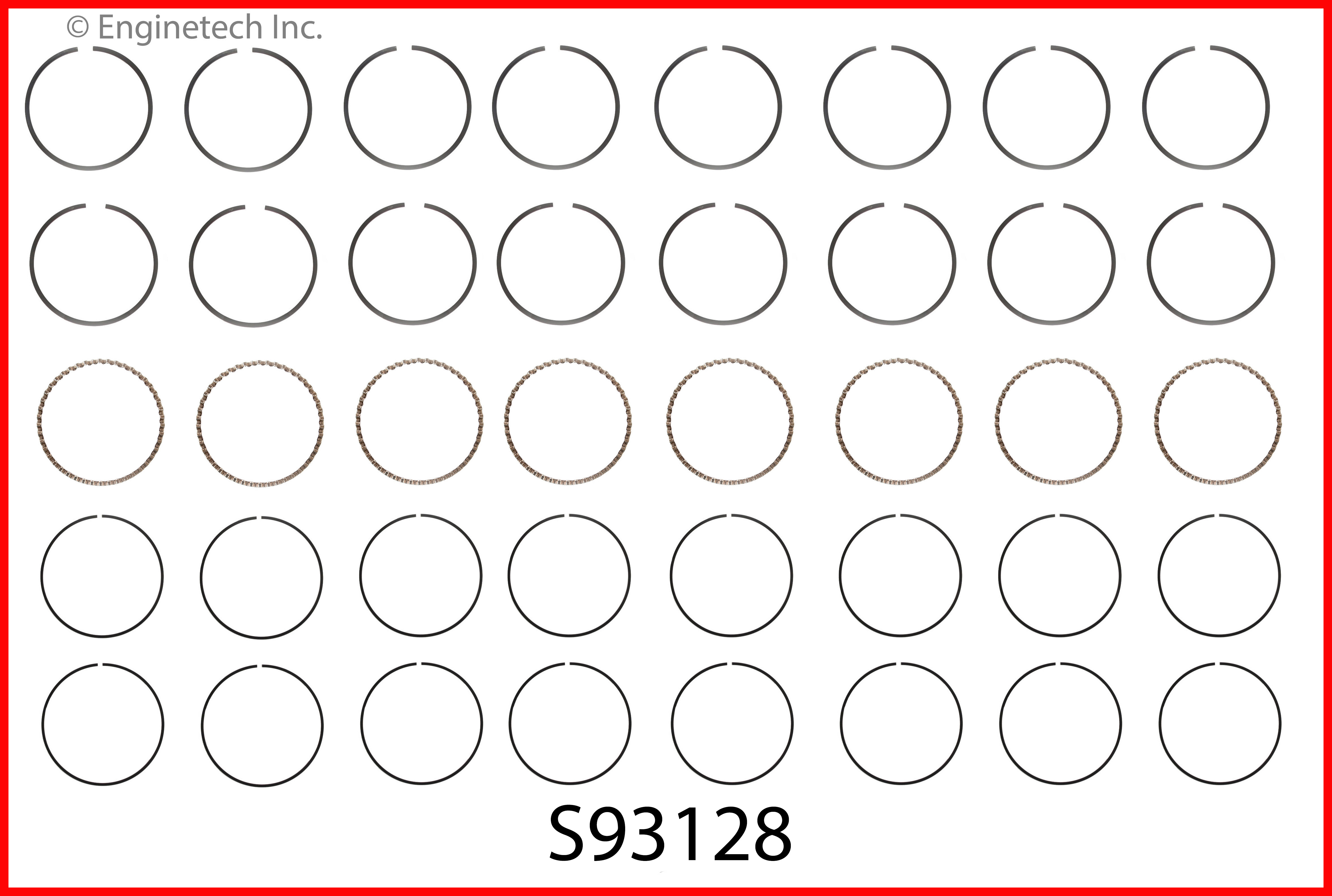 Engine Piston Ring Set