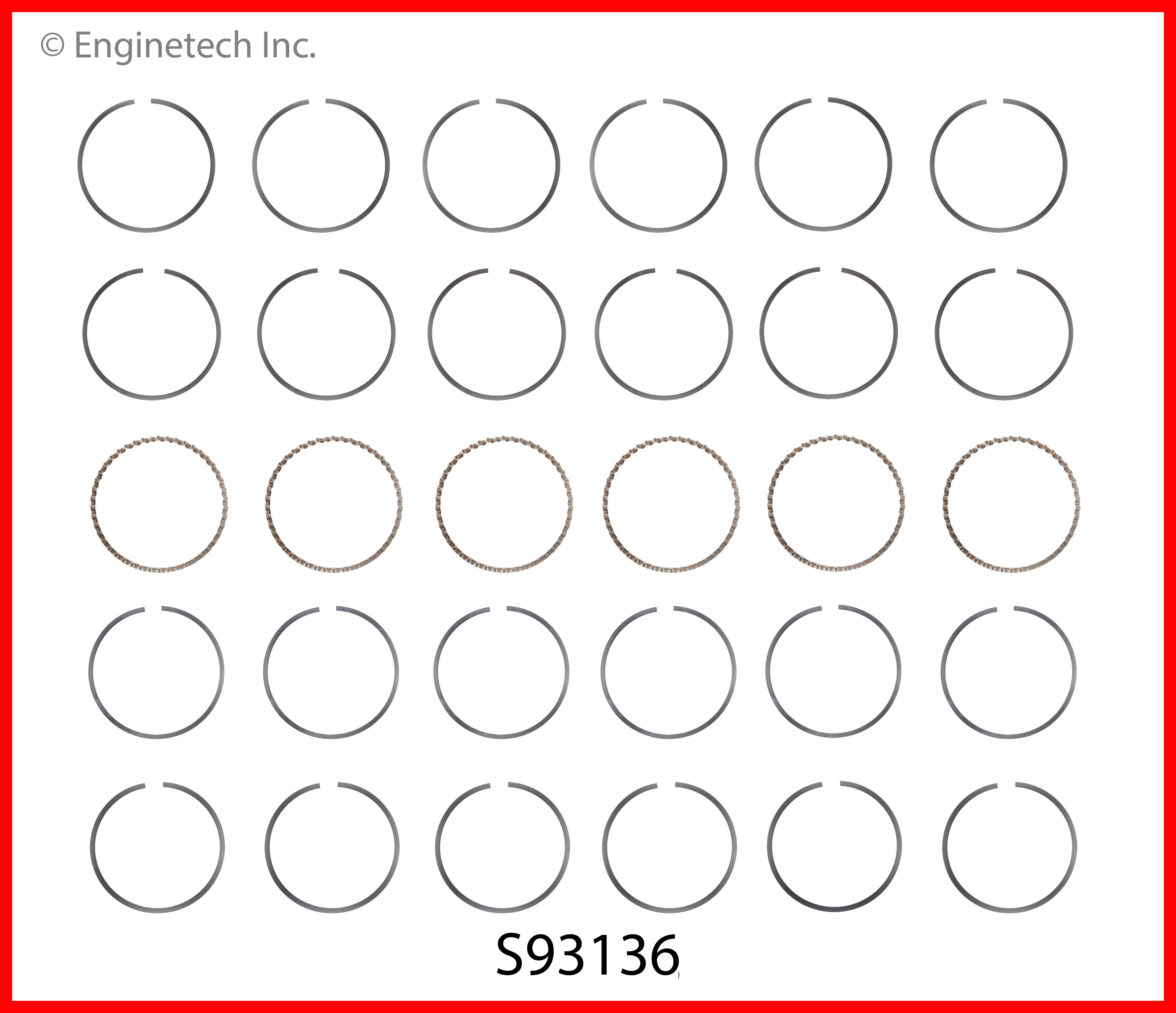 Engine Piston Ring Set