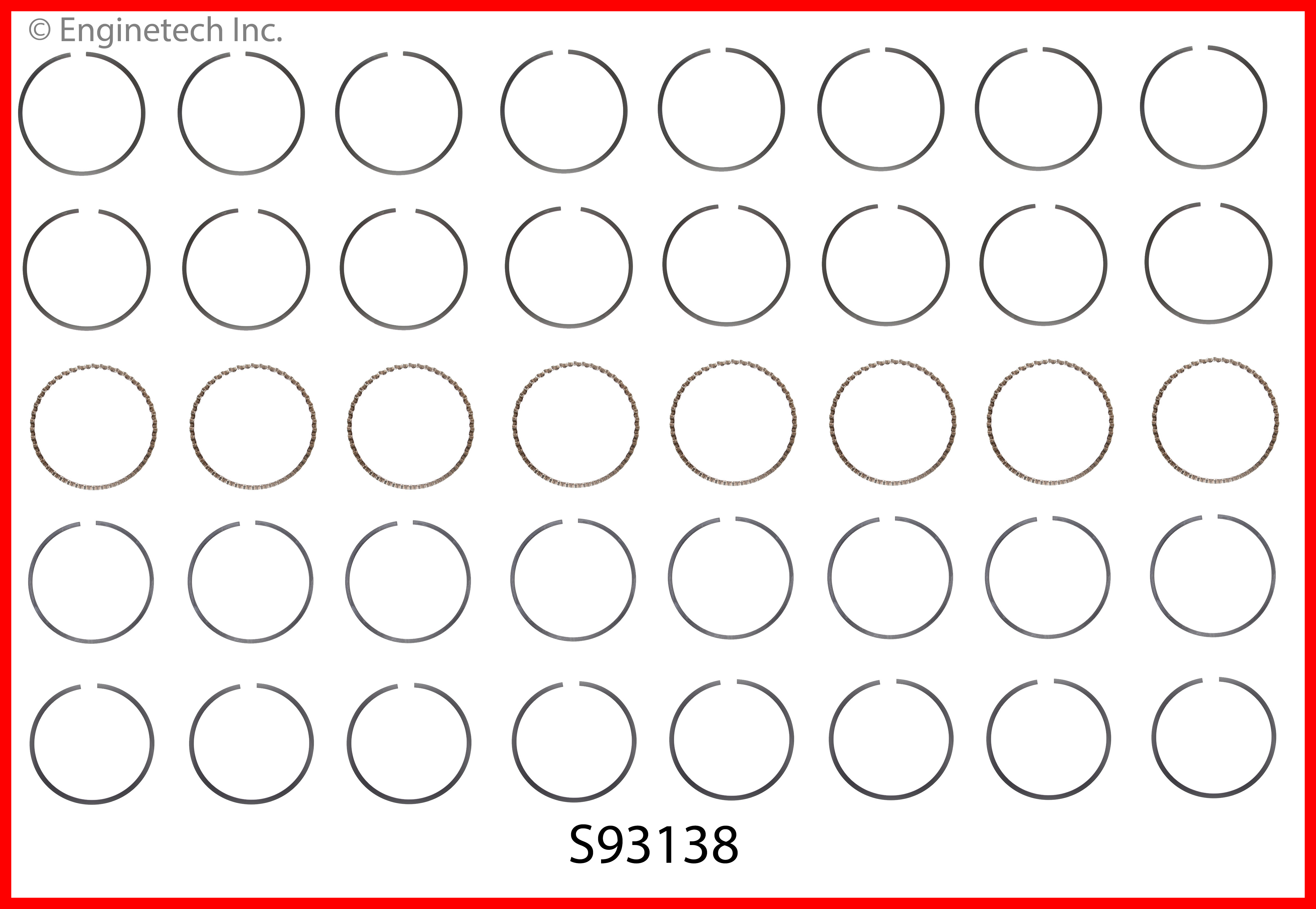 Engine Piston Ring Set