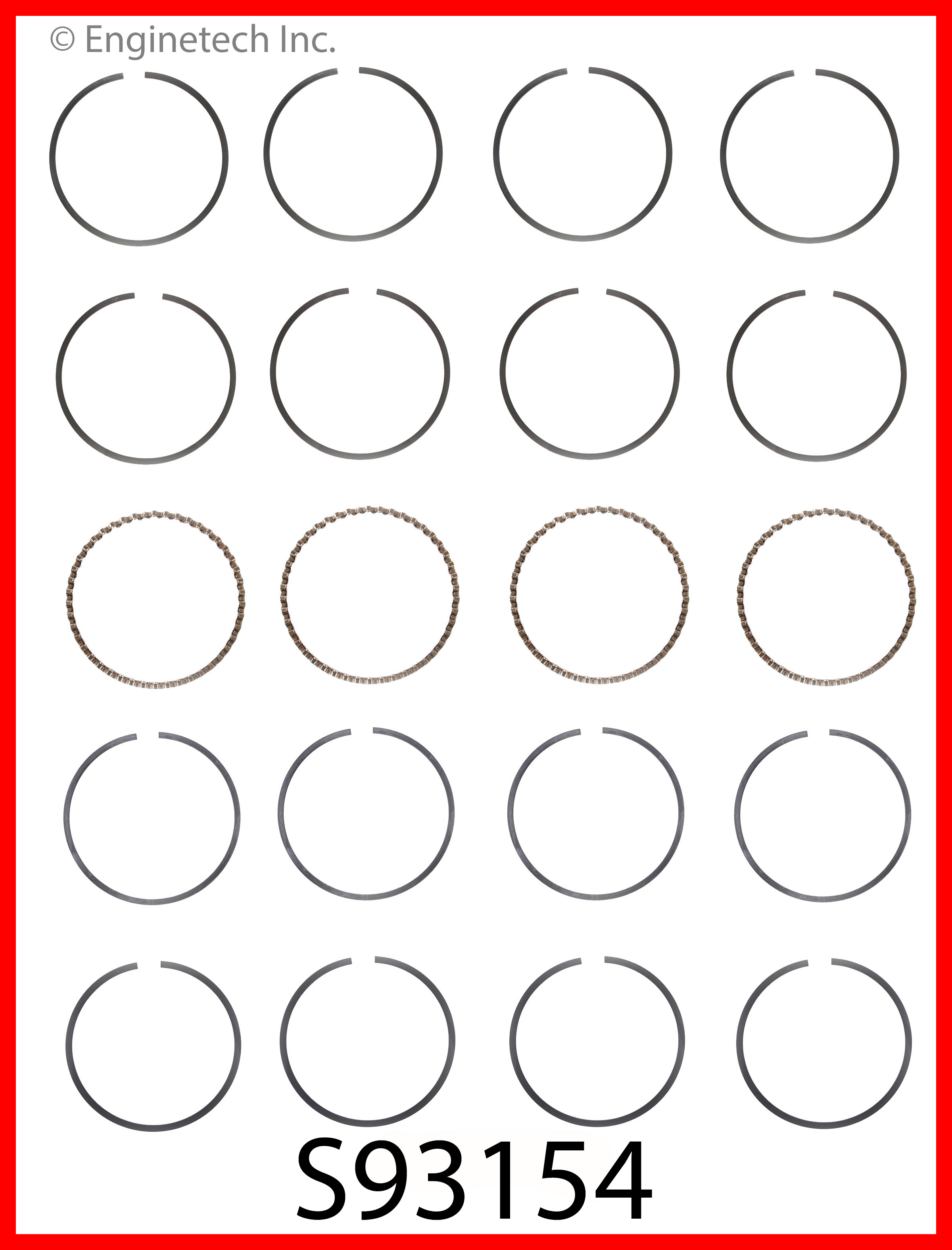 Engine Piston Ring Set