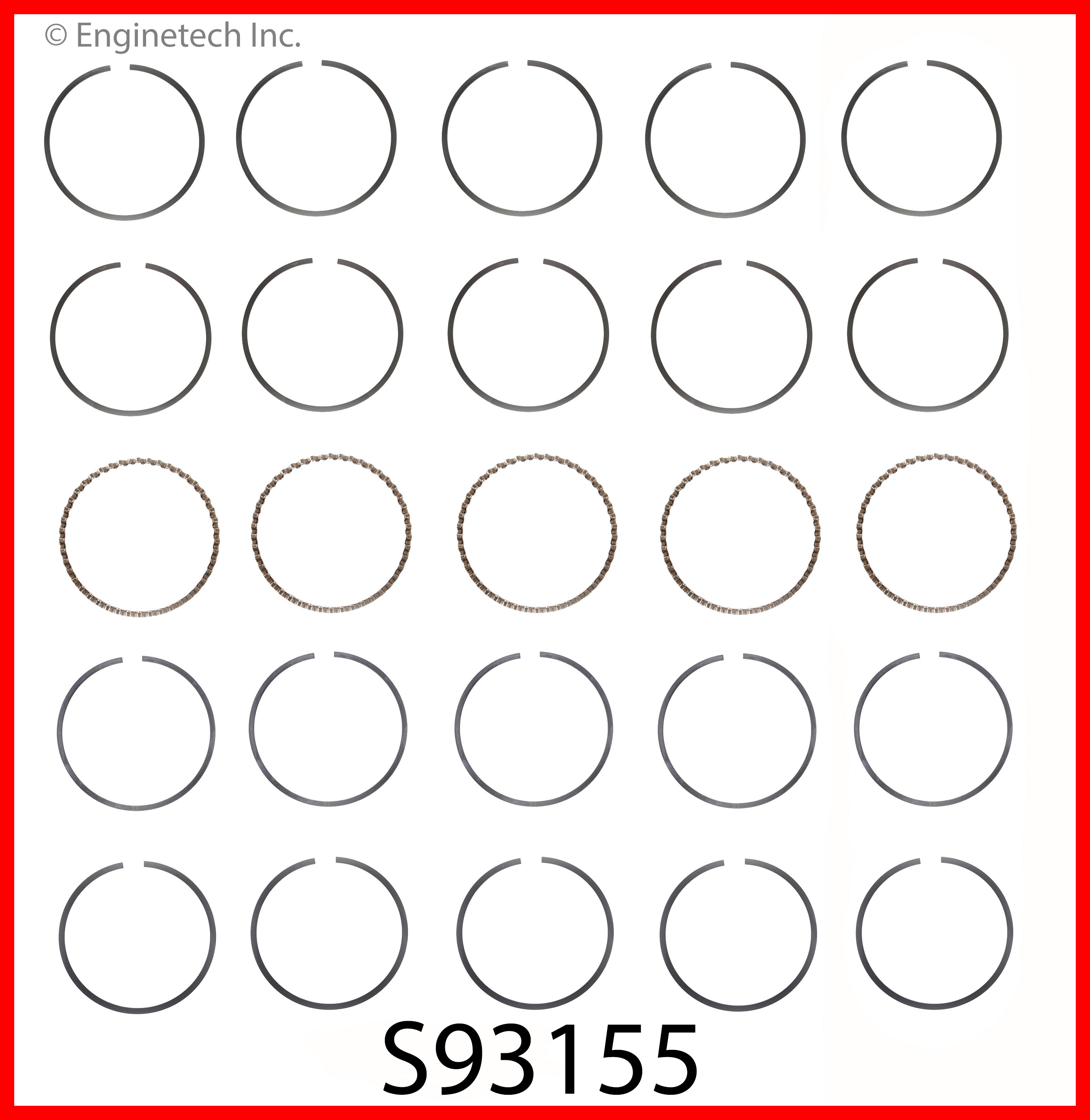 Engine Piston Ring Set