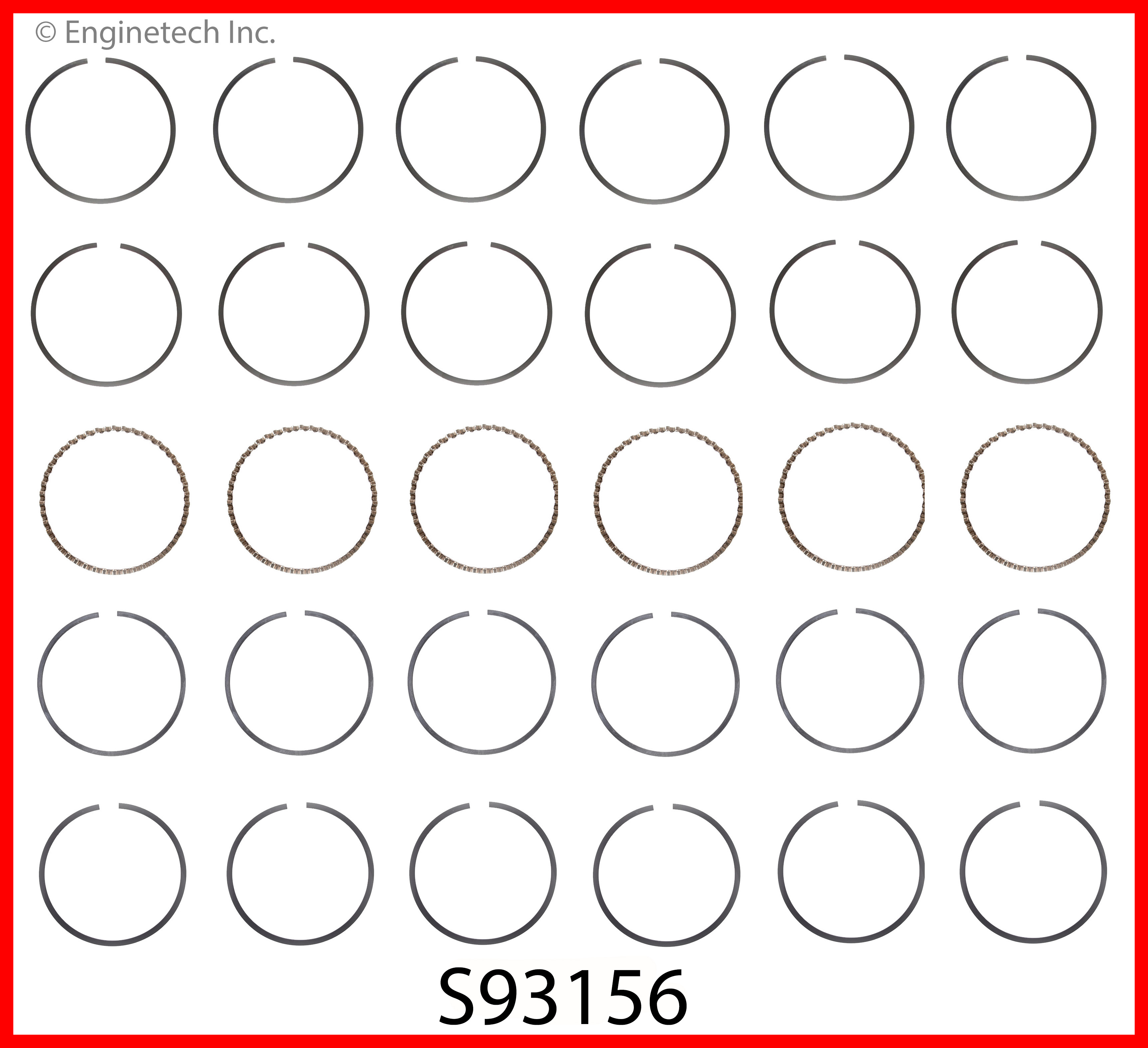 Engine Piston Ring Set