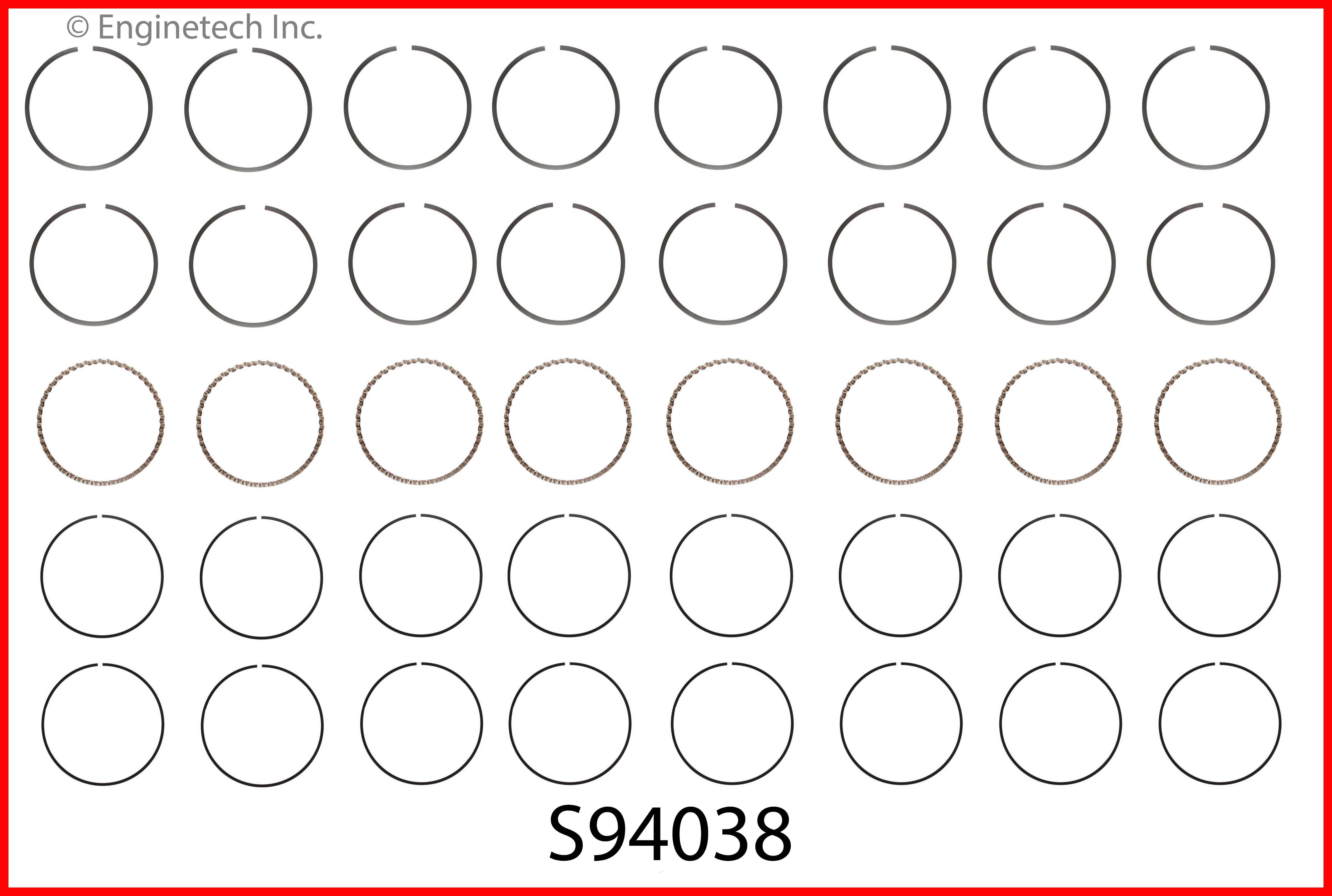 Engine Piston Ring Set