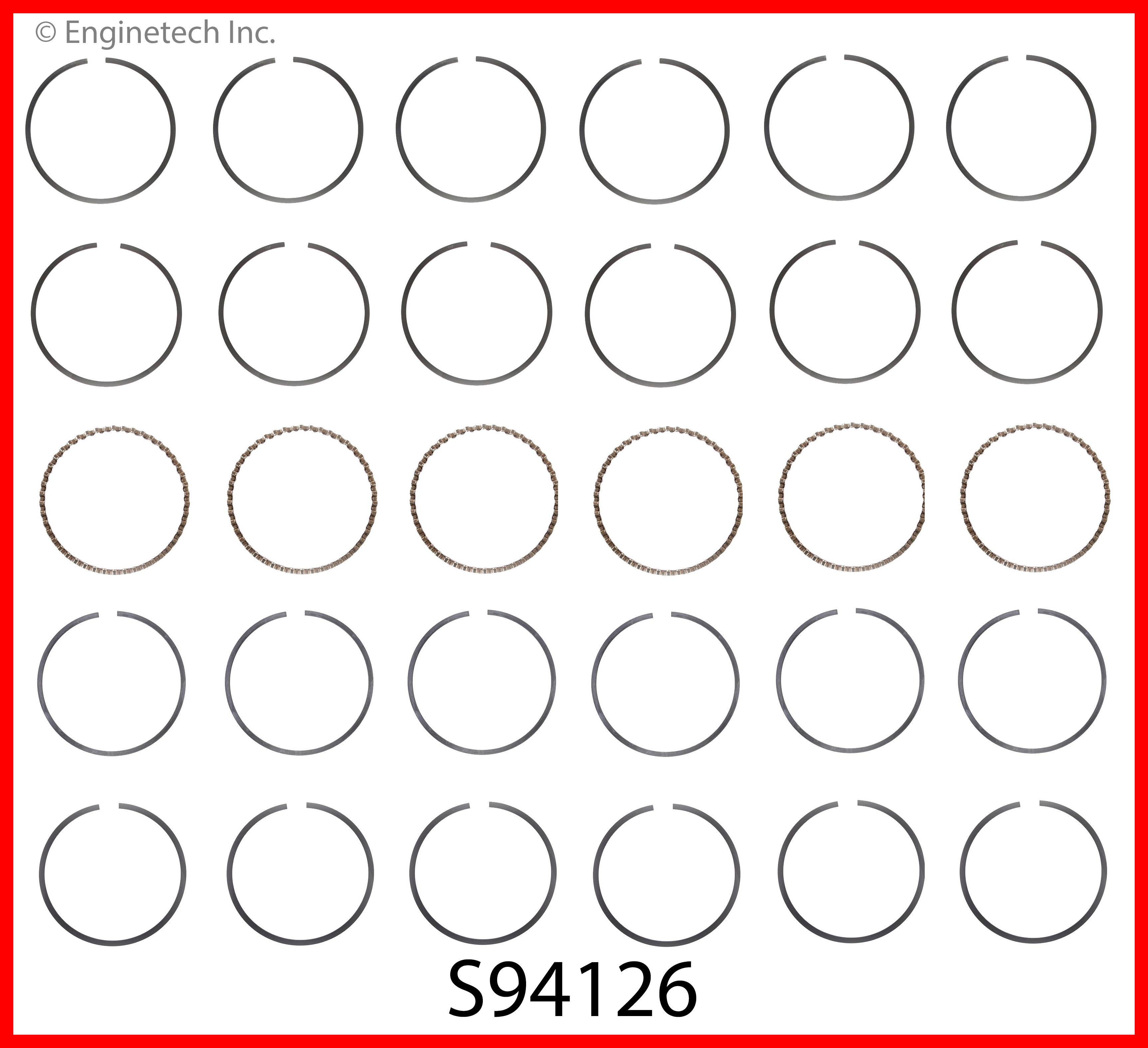 Engine Piston Ring Set