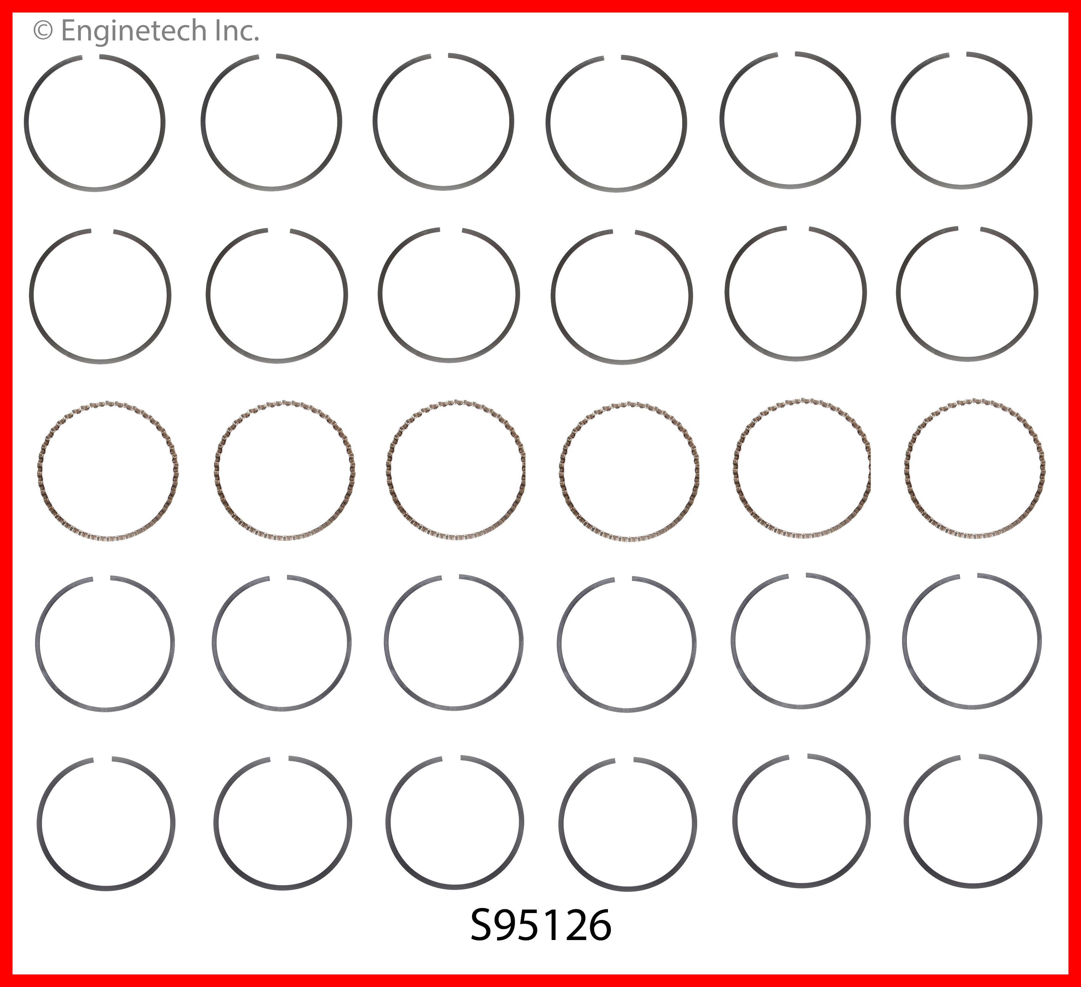 Engine Piston Ring Set