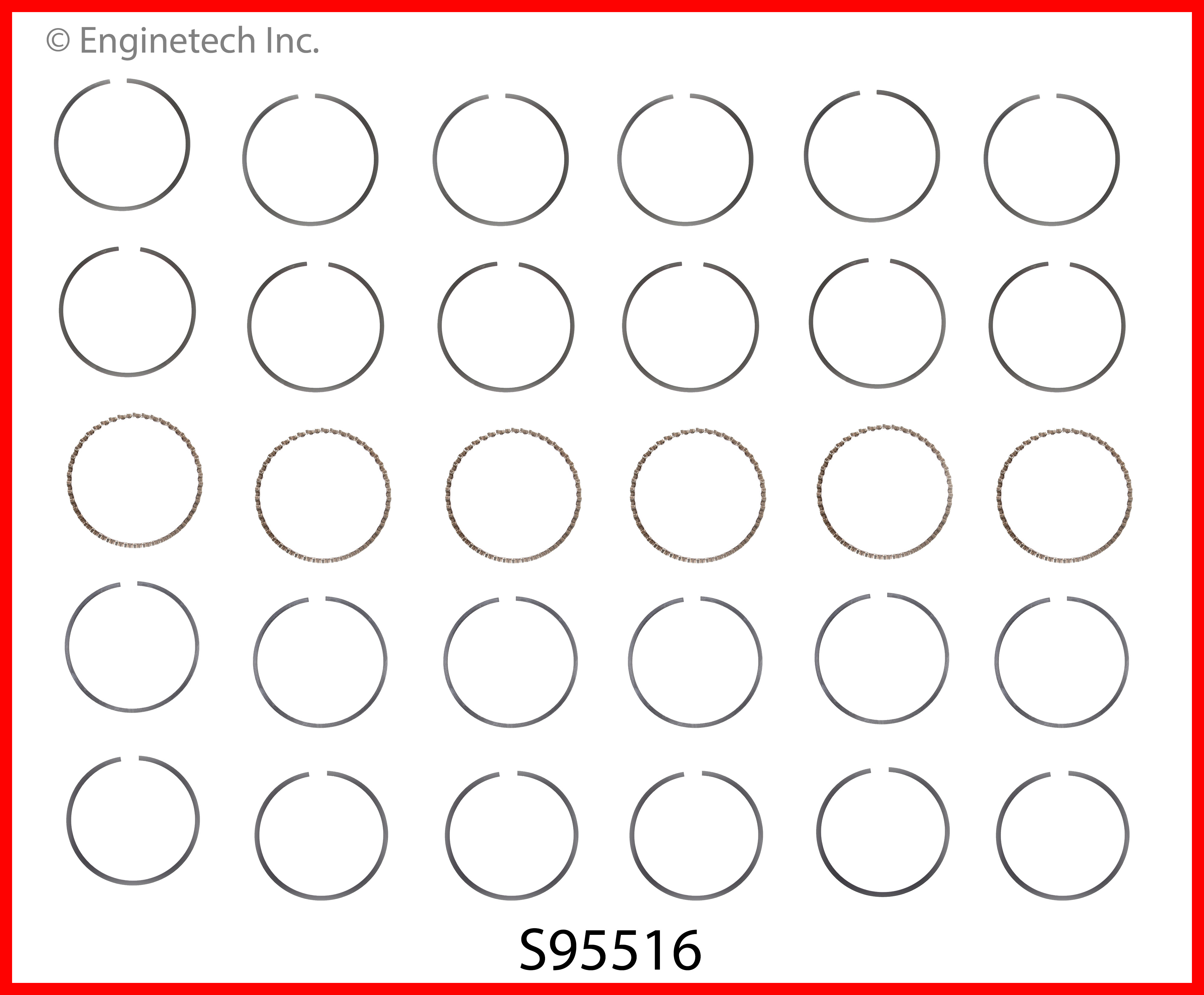 Engine Piston Ring Set