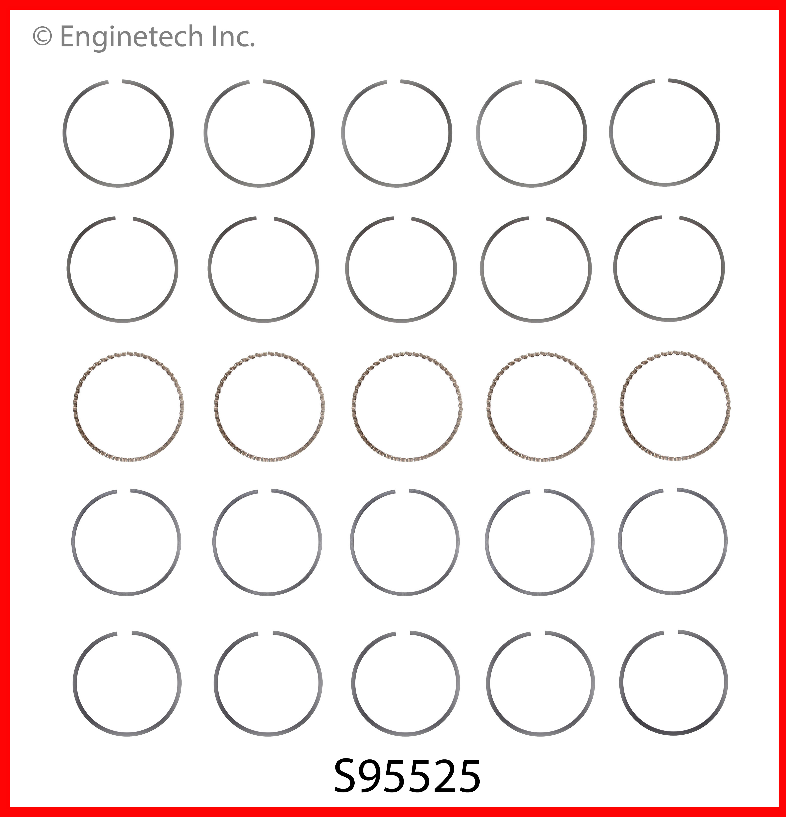 Engine Piston Ring Set