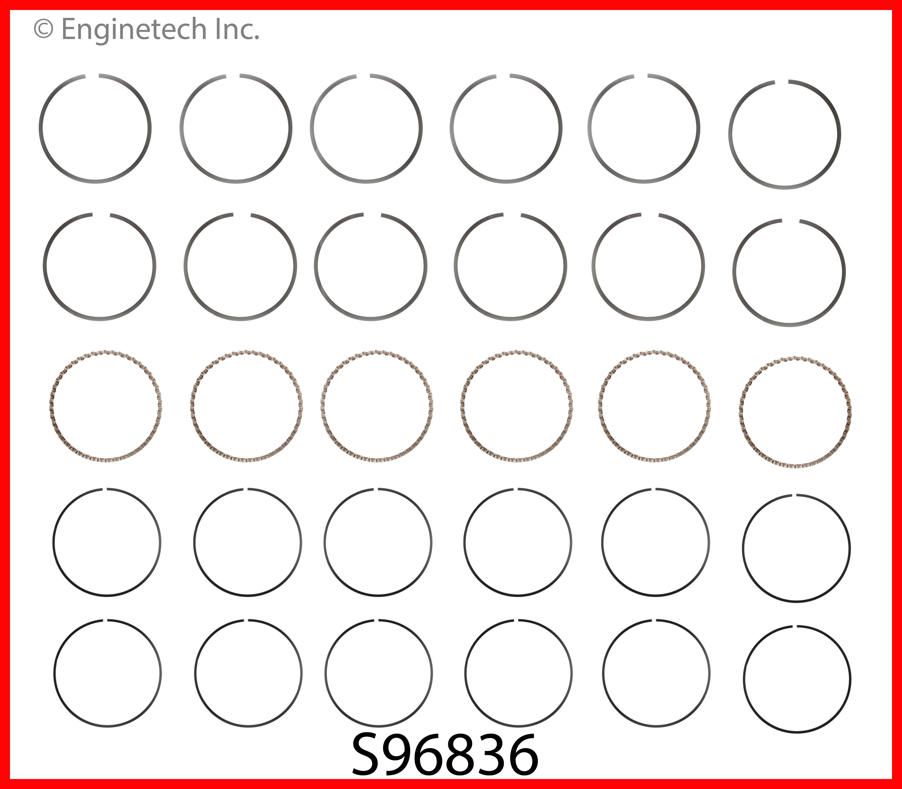 Engine Piston Ring Set