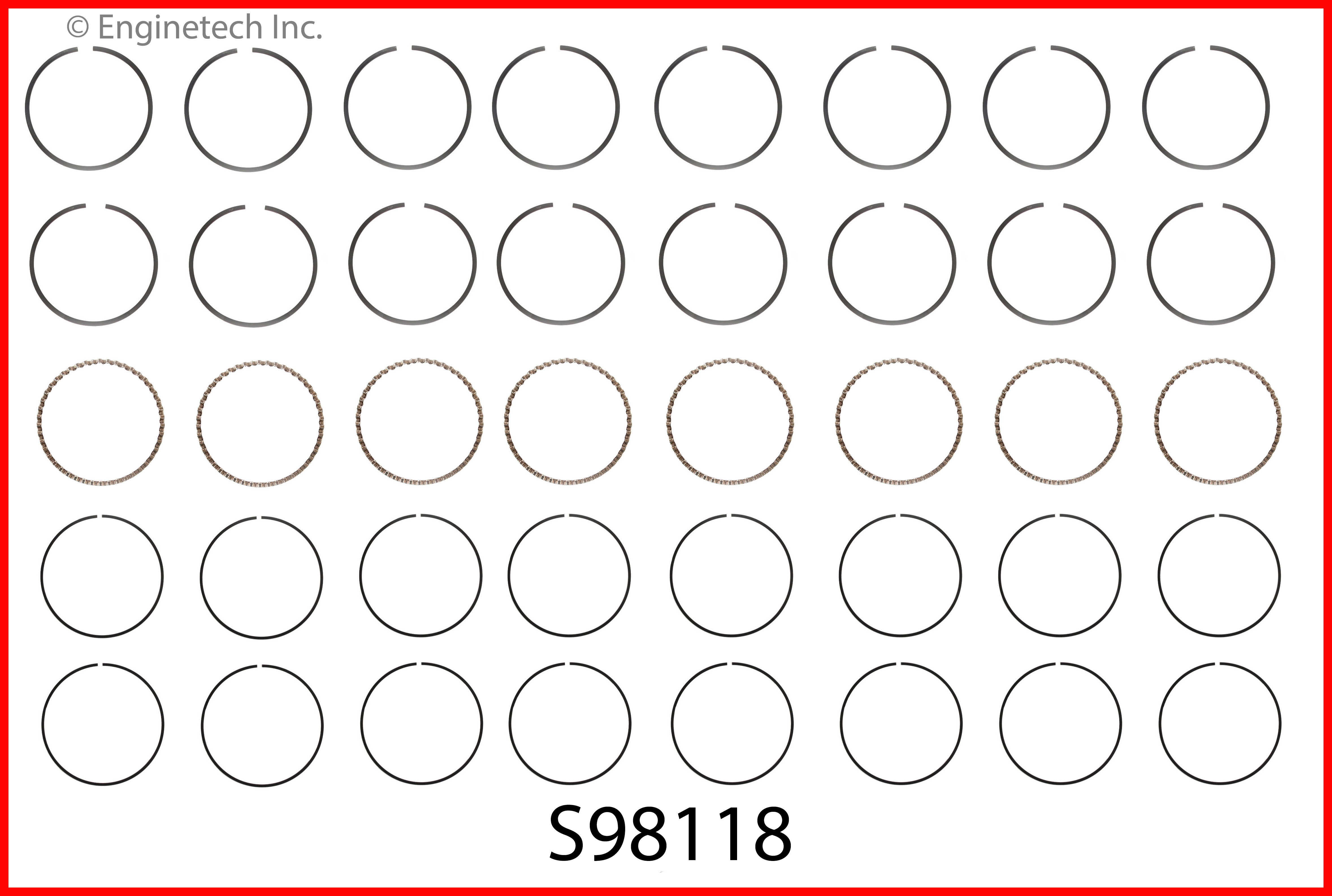Engine Piston Ring Set
