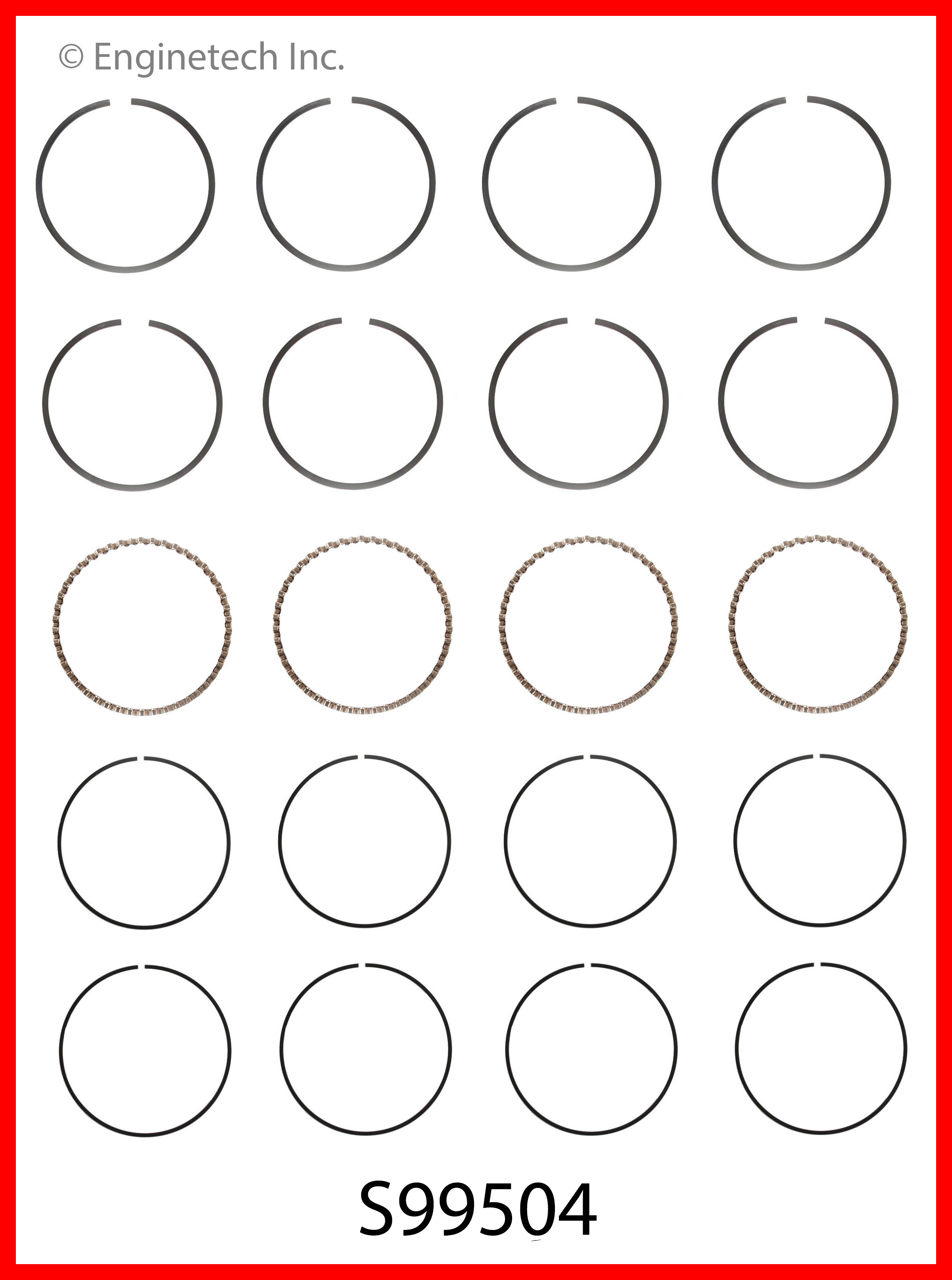 Engine Piston Ring Set