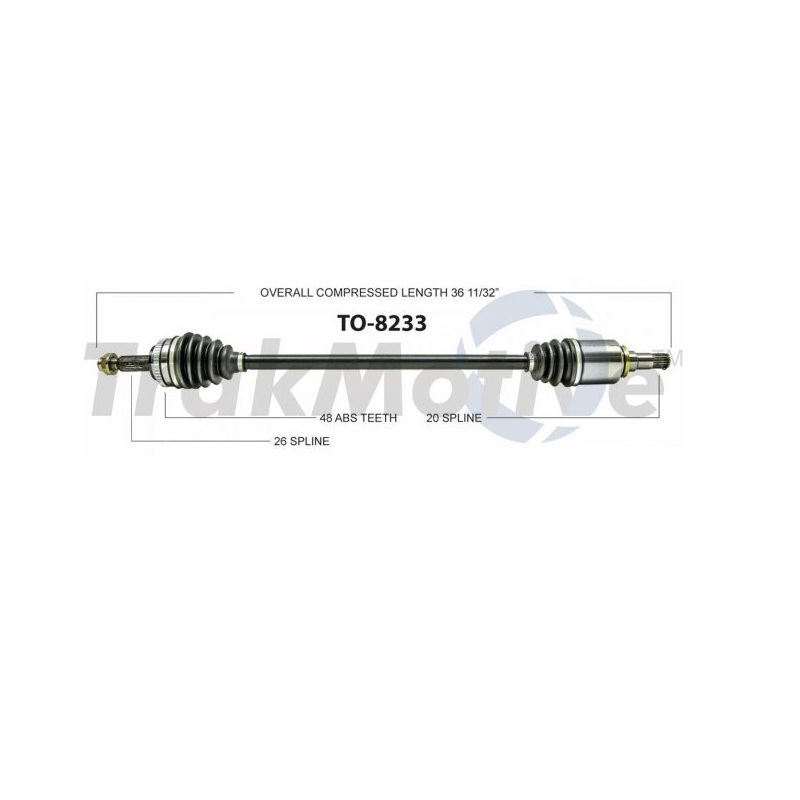 Front Right Cv Axle Shaft
